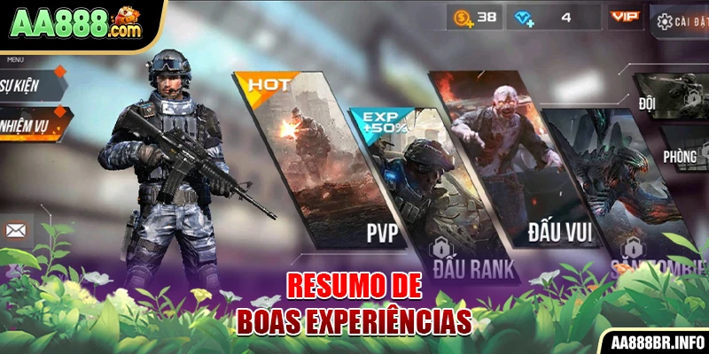 Resumo de boas experiências